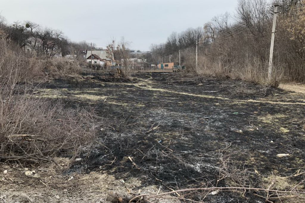 На Харьковщине зафиксирована первая в этом году смерть на травяном пожаре