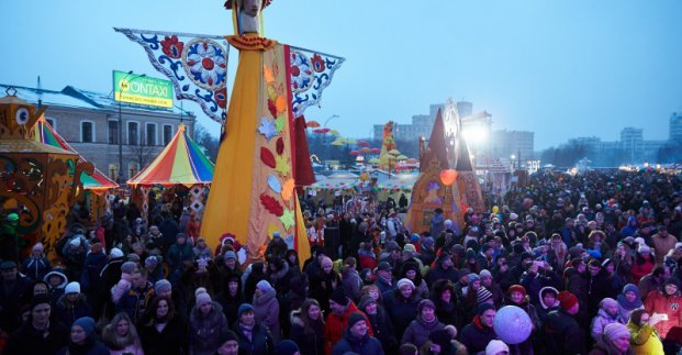 В Украину пришла Масленица