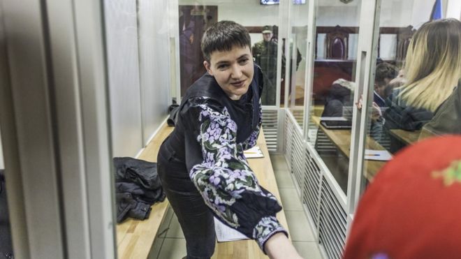 Ukrainian politician Nadiia Savchenko was released (video)