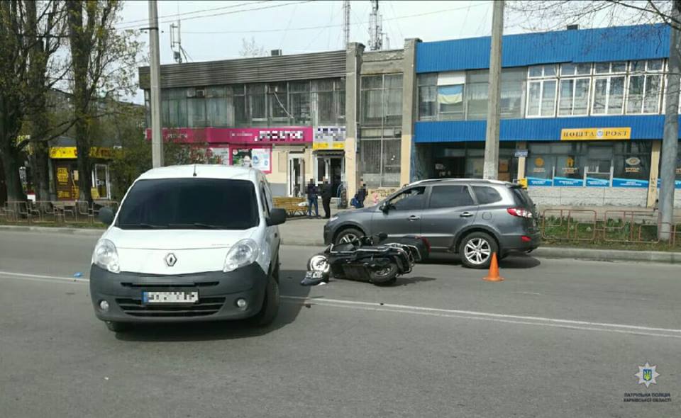 На Валентиновской сбит мотоциклист (фото)