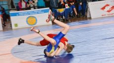 В Харькове за медали чемпионата Украины соревновались юные борцы (фото)