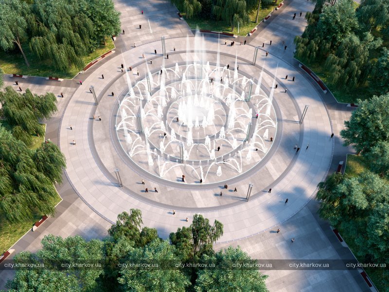 В горсовете показали, как будет выглядеть фонтан на площади Свободы (фото)