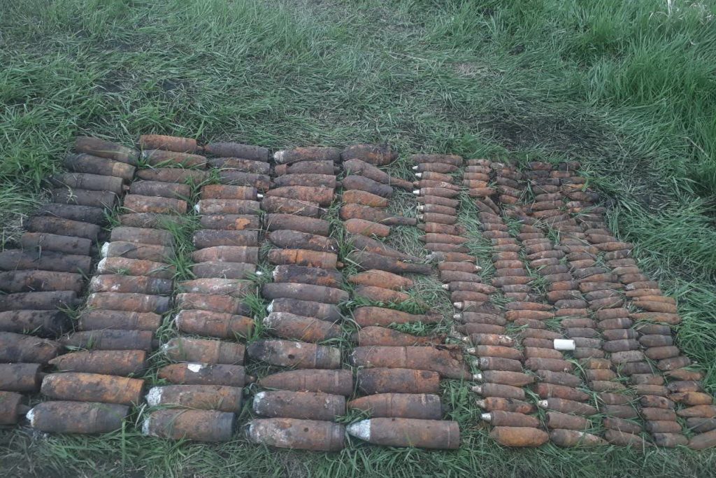 В харьковской области обезвредили 250 боеприпасов (фото) 