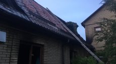 Под Харьковом горело частное имение (фото)