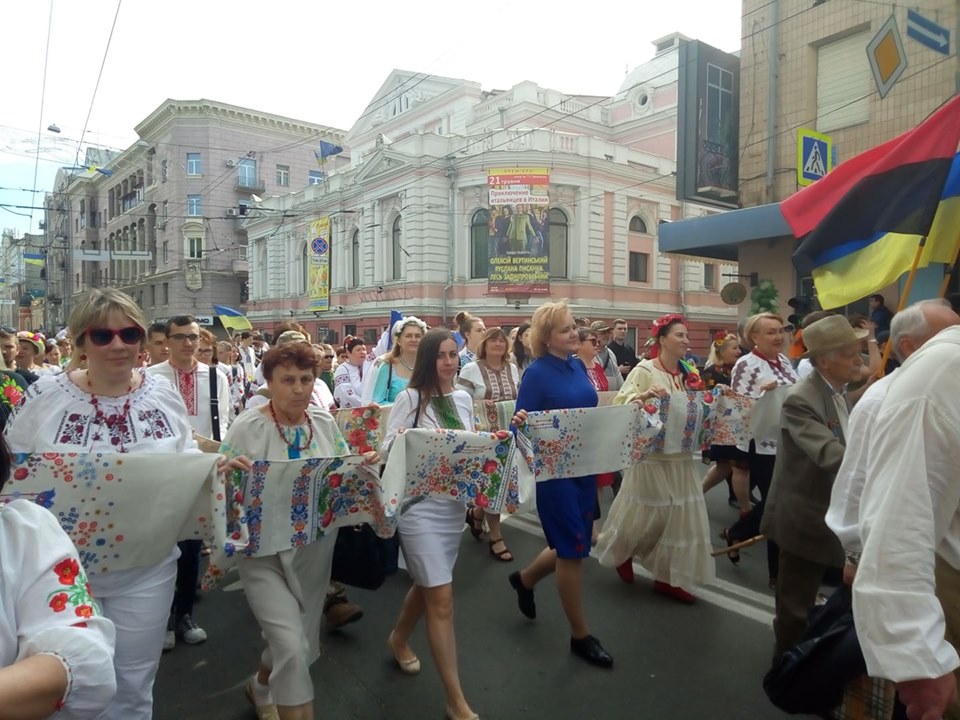 «Праздник вышиванки» в Харькове посетили около 2500 граждан — полиция