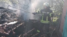 На Немышле ликвидирован пожар в частном домовладении (фото)