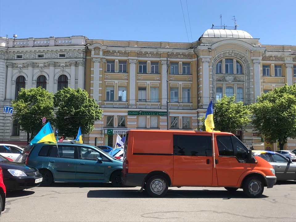 «АвтоЕвромайдан» провел акцию в центре Харькова (фото)