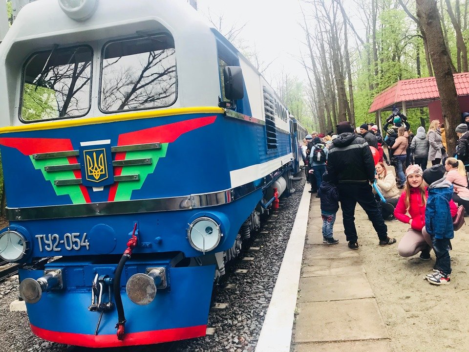 У Харкові запрацювала дитяча залізниця (відео)