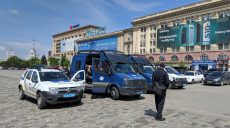 На площадь Свободы приехала следственно-оперативная группа