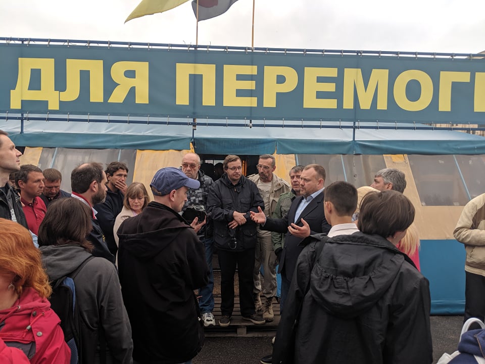 Судьбу волонтерской палатки в центре Харькова может решить только суд – зампредседателя ОГА