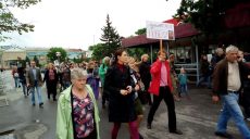 «Спасибо деду за победу»: на площади Свободы прошел марш (фото)