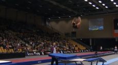 У культурно-спортивному комплексі «Комунар» відбувся чемпіонат Харківщини зі стрибків на акробатичній доріжці (відео)