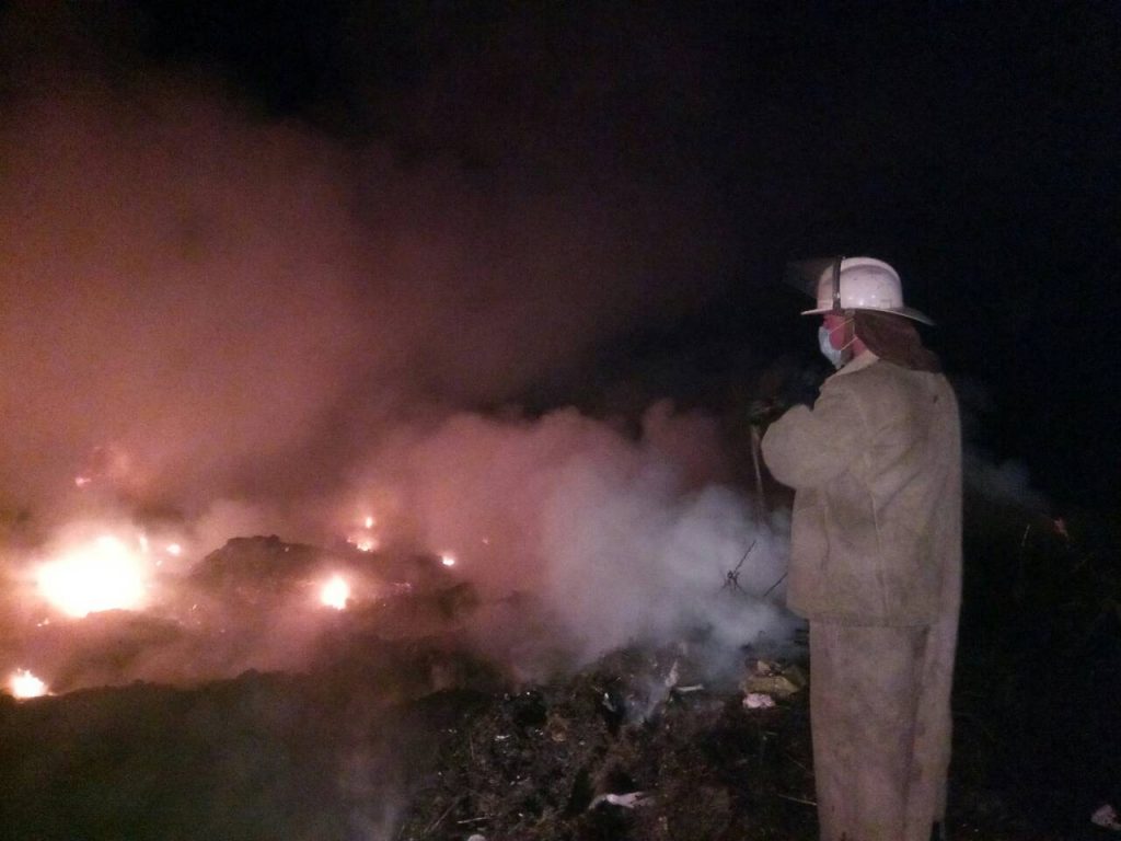 На Харьковщине за сутки выгорело около двух гектаров сухостоя