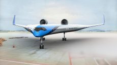 Голландские разработчики показали концепт авиалайнера будущего (видео)