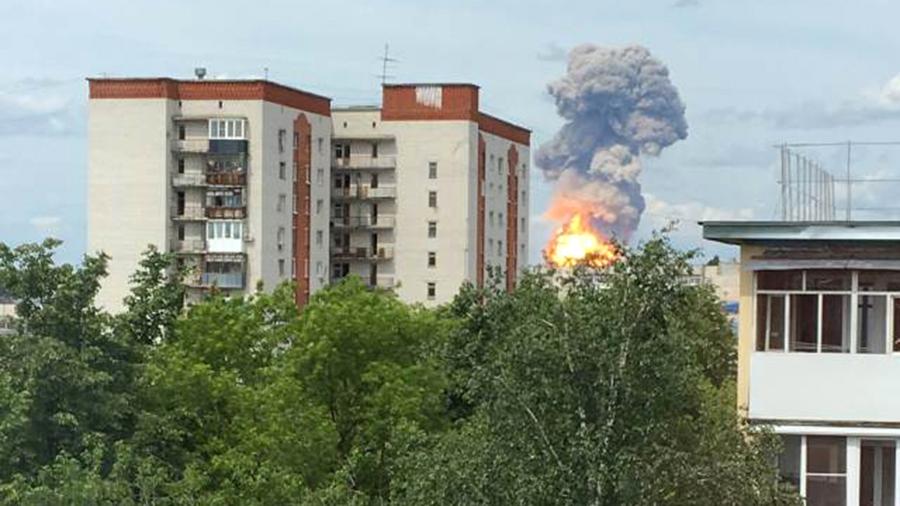 В России от взрывов на тротиловом заводе пострадали 116 человек (видео)