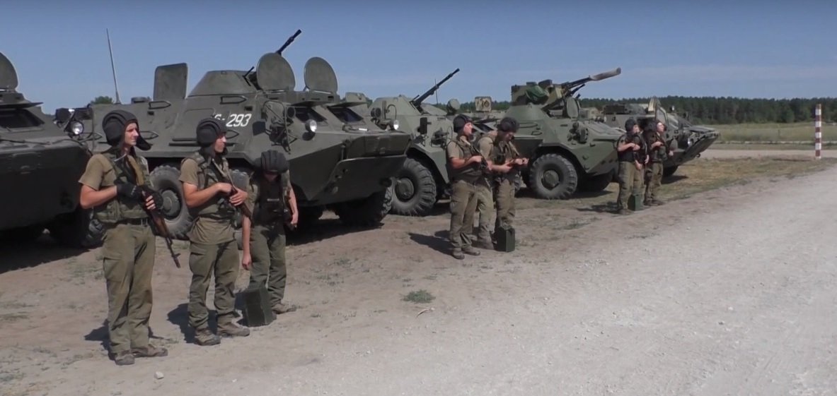 На полігоні 92 ОМБ відбулись практичні заняття (відео)