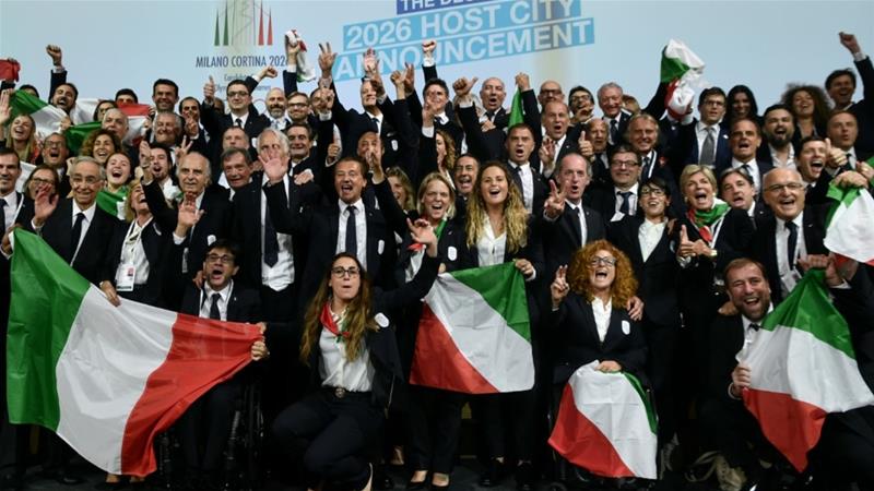 2026 Olympic Games: Italy wins vote to host the tournament