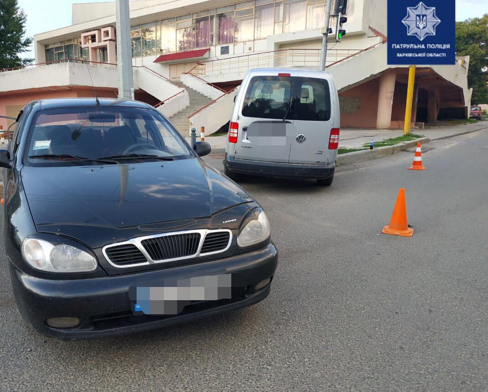 На Клочковской столкнулись Volkswagen и Daewoo (фото)