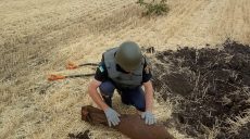 Пиротехники уничтожили авиабомбу времен Второй мировой войны (фото)