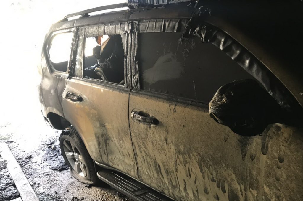 Поджог гаража начальника лесхоза: спасатели рассказали подробности