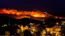 В Хорватии вспыхнул крупный лесной пожар