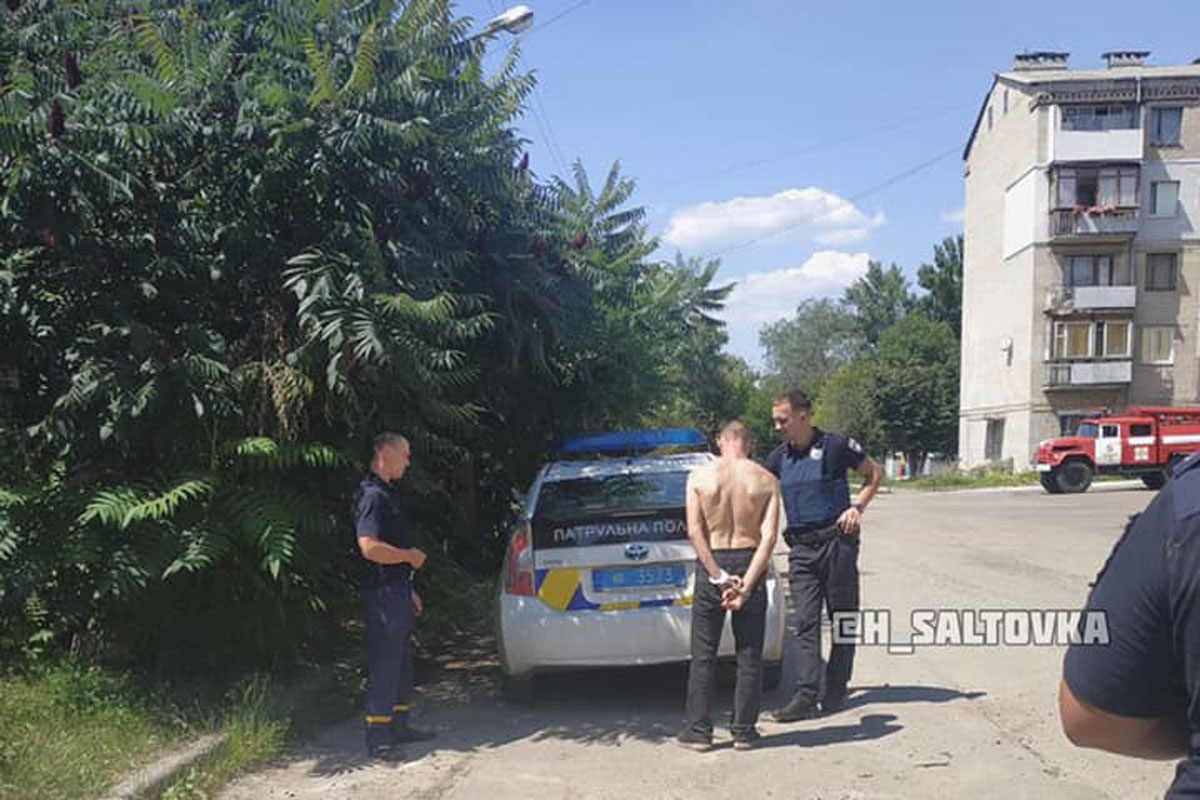 В Харькове возле городского кладбища задержали насильника (видео)