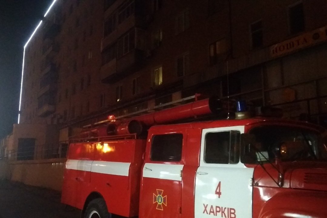 На Основе произошел пожар в многоэтажке