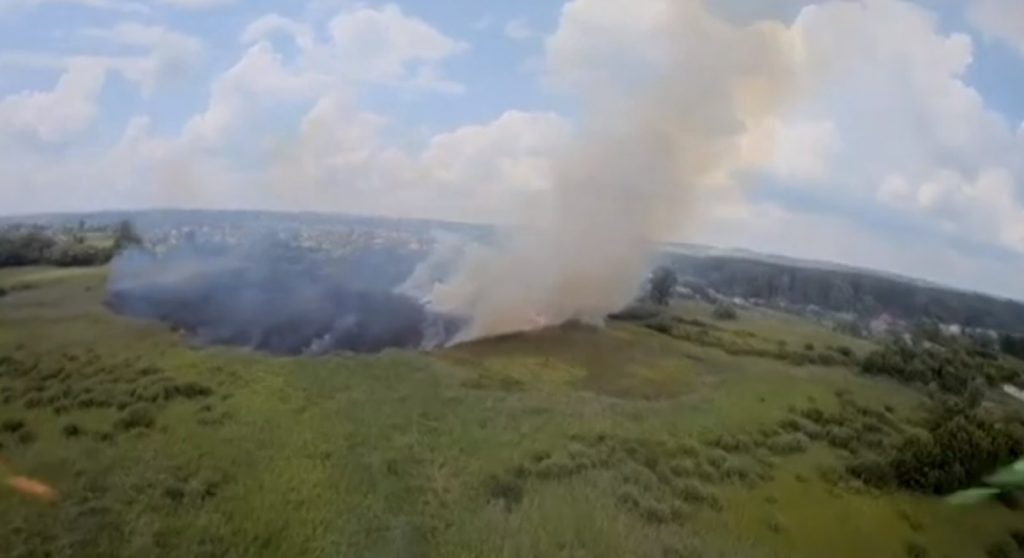 У Харкові рятувальники ліквідували масштабну пожежу (відео)