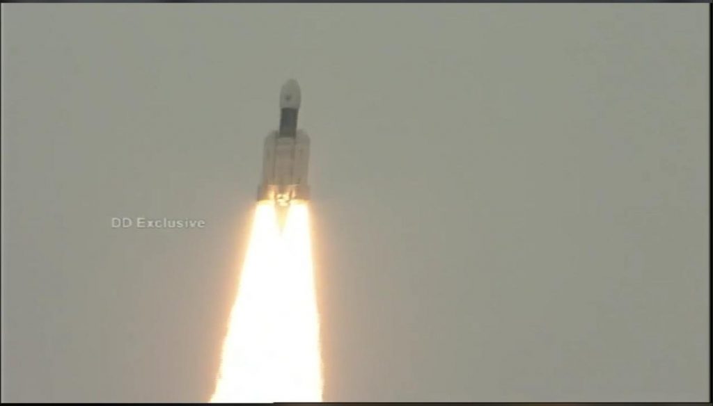 Индия запустила повторно миссию на Луну Chandrayaan-2