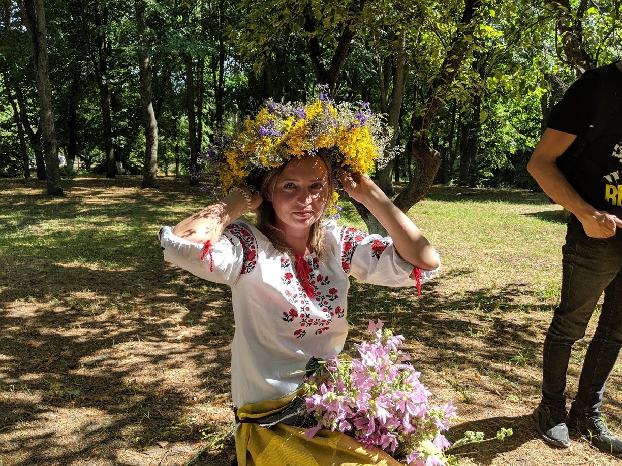 У парку Горького відзначили свято Івана Купала (відео)