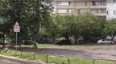 Мешканці будинку по вулиці Світлій скаржаться на знищення зеленої зони (відео)