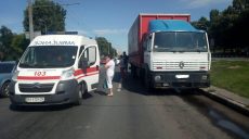 На проспекте Гагарина грузовик сбил пешехода-пенсионера (фото)