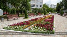 В Харькове коммунальщики обустраивают дворы жилых домов