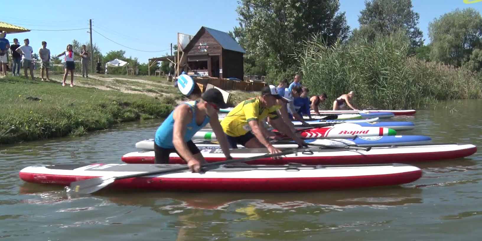 Гонки на байдарках, каное, кануполо, SUP бординг на фестивале Kharkiv Water Fest.
