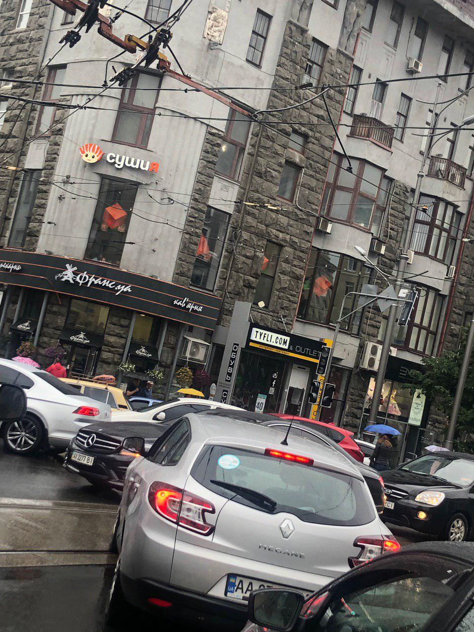 На Павловской не работают светофоры