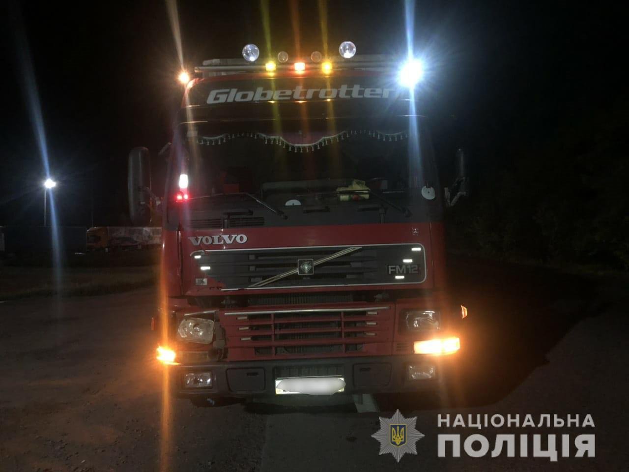 На Харьковщине грузовик сбил пешехода