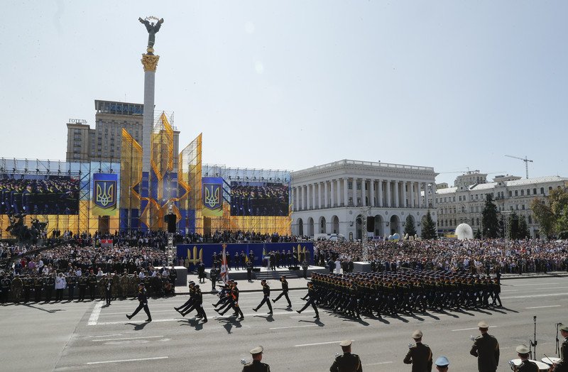 No military parade: Ukraine marks Independence Day