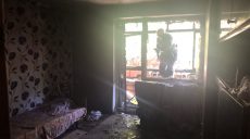 В Холодногорском районе произошёл пожар