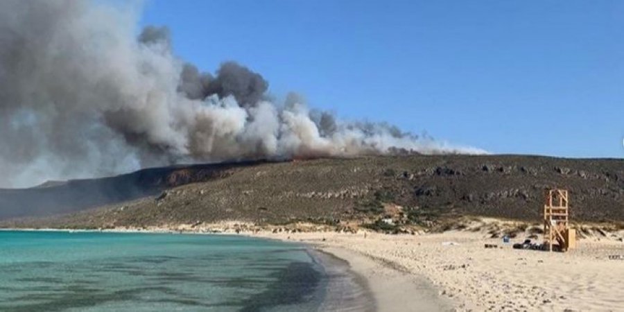 Пожары на греческом острове: эвакуированы тысячи туристов