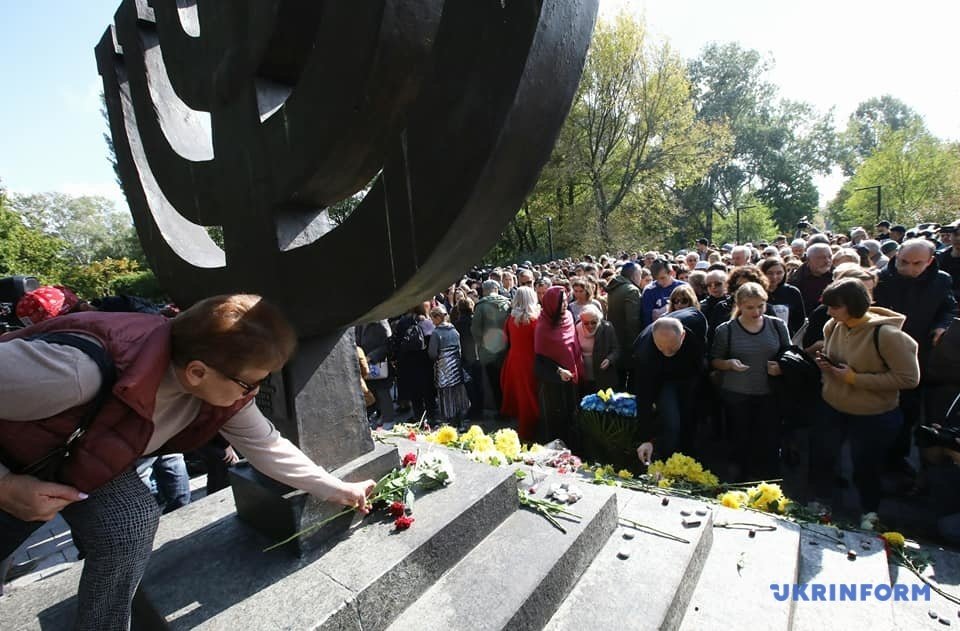 В Киеве прошел «Марш Памяти», посвященный трагедии еврейского народа.