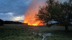 Пожар в селе на Харьковщине уничтожил шесть домов (фото)