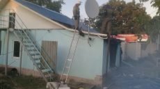 Мать спасла на пожаре своих детей (фото)