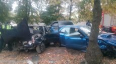 От столкновения  «Славуты» и «Subaru» водителя зажало в автомобиле (фото)