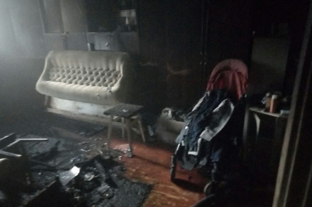В Харькове после пожара обнаружили тело женщины (фото)