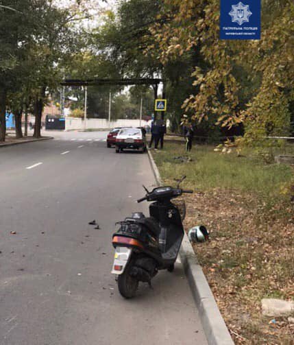 На ул. Беркоса сбит мотоциклист (фото)