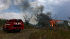 Садовое товарищество на Харьковщине серьезно пострадало от пожара (фото)