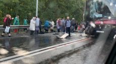Из-за плохой погоды рейсовый автобус попал в ДТП