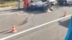 На выезде из Чугуева произошло ДТП (видео)