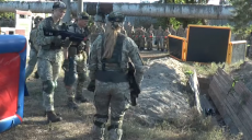 В інституті танкових військ відбулися змагання з лазертагу (відео)