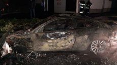 В Харькове сожгли иномарку (фото)